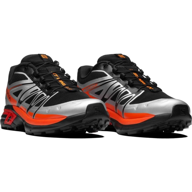 Tenis Salomon Xt-wings 2 Masculino Pretas Prateadas Laranja | PT M52897